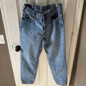Levi's 550 denim jeans, 34x32, medium wash EUC